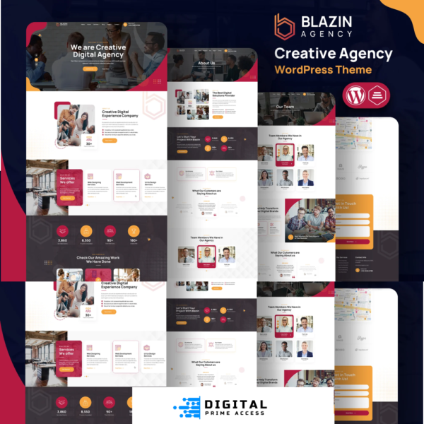 Blazin Agency | Creative WordPress Theme