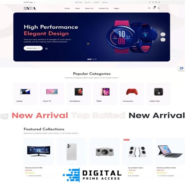 Dsta- Minimal eCommerce Store Shopify Theme 2.0