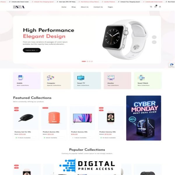 Dsta- Minimal eCommerce Store Shopify Theme 2.0