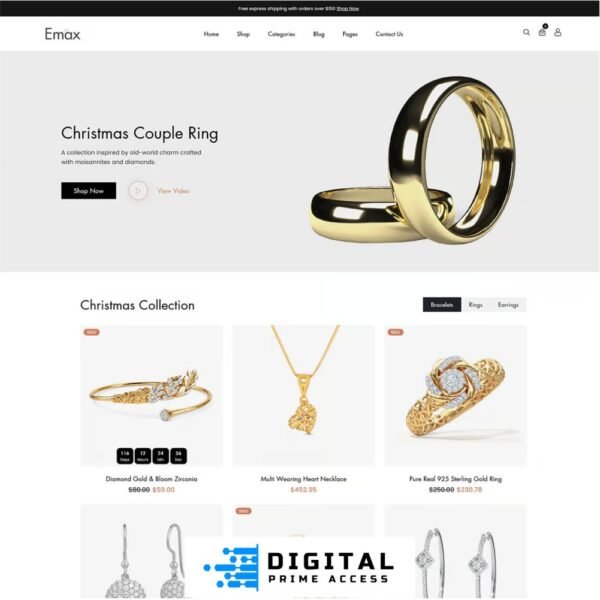 Emax - Jewelry Shopify Theme