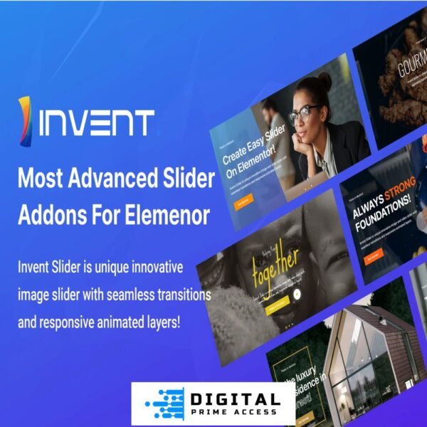 Invent Slider for Elementor WordPress Plugin