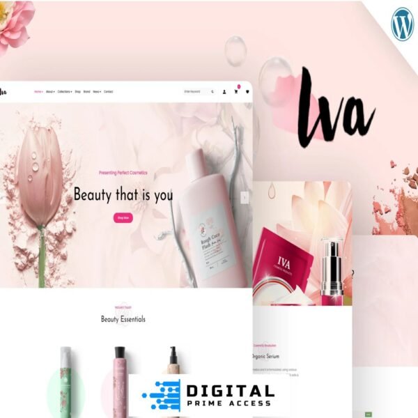 Iva - Beauty Cosmetics Shop WordPress Theme