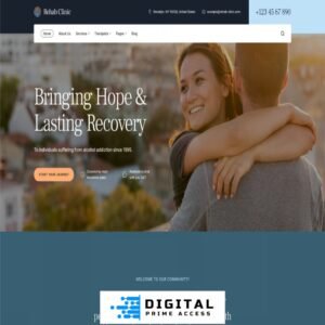 Rehab Clinic - Addiction Recovery WordPress Theme
