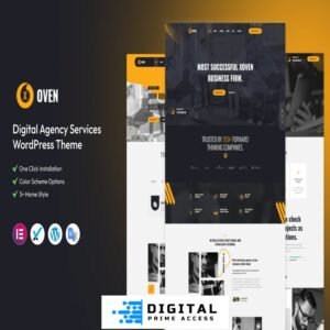 Xoven - Digital Agency Services WordPress Theme